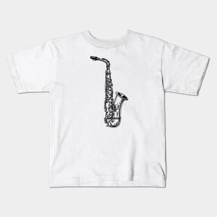 Funny Music Design Kids T-Shirt